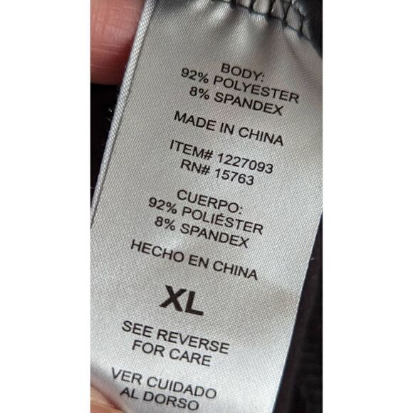 Champion Women Black Colorblock Hooded Long Sleeve Sweatshirt Size XL - Picture 14 of 15